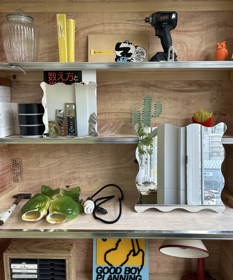 アクリルミラー ナミナミ 大小1セット | fkshop's STORE