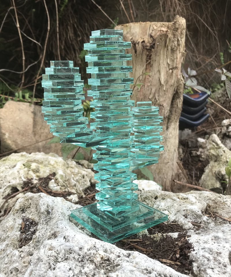 アクリルオブジェ 柱サボテン small | fkshop's STORE