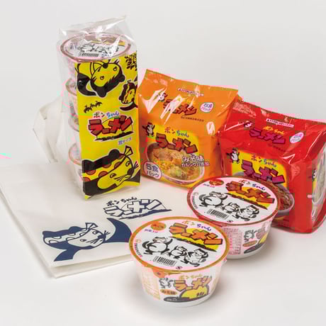 信陽食品（長野市）の「ポンちゃんラーメン コンプリートセット」［送料0円］