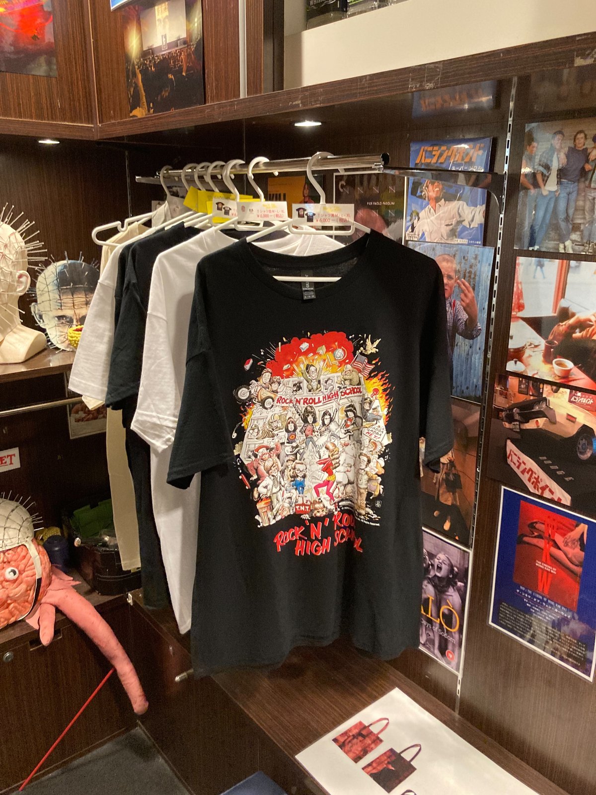 ロックンロール・ハイスクール Tシャツ (イラスト黒ver.） | CINEM＠RT
