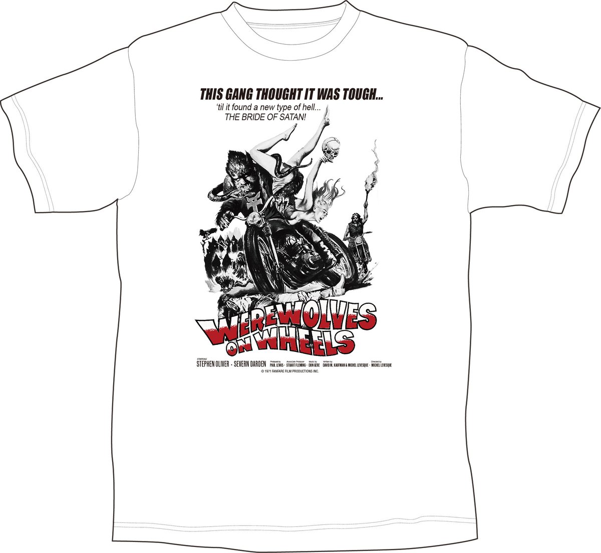 ≪大暴走・野蛮地獄≫『爆走！狼男』Tシャツ | CINEM＠RT STORE