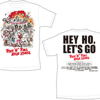 映画　ロックンロールハイスクール XLサイズ Tシャツ RAMONES 公式 ロックンロール・ハイスクール Tシャツ (イラスト白ver.） | CINEM＠RT