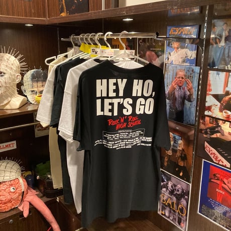 ロックンロール・ハイスクール　Tシャツ (イラスト黒ver.）