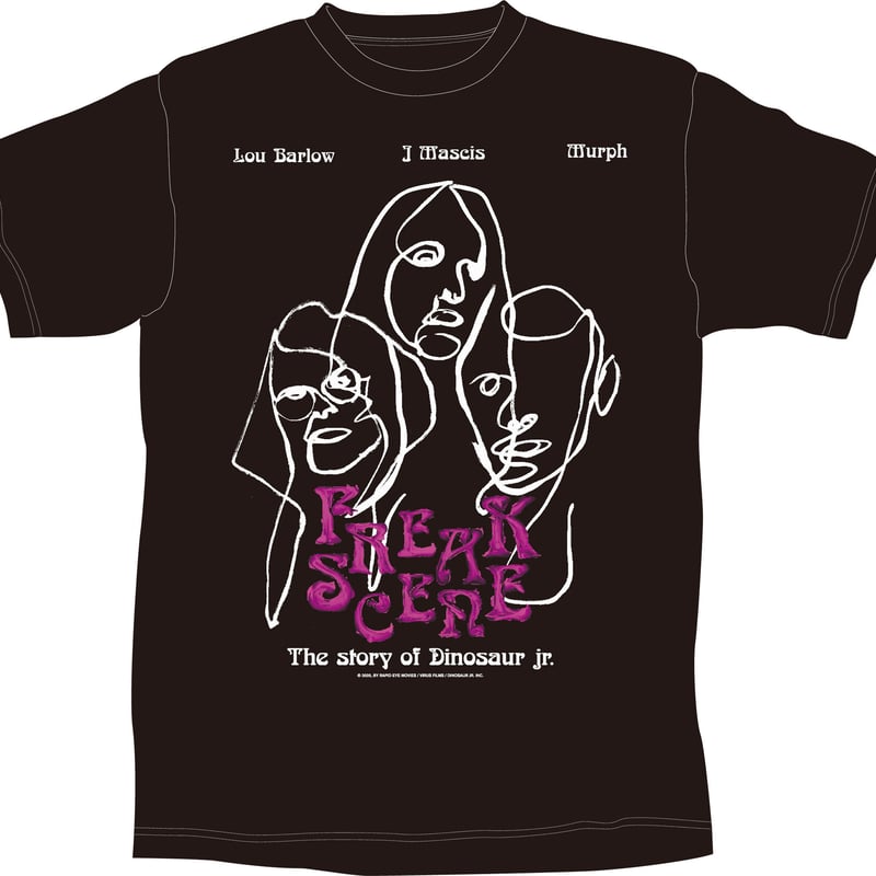 ダイナソーJr/フリークシーン』Tシャツ黒 | CINEM@RT STORE ダイナソーJr/フリークシーン』Tシャツ黒 | CINEM@RT STORE