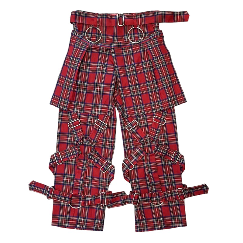 パラシュートボンテージパンツ RED | HEIHEI PRE ORDER SHOP