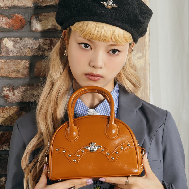 HAPPY BERRY × HEIHEI ボストンバッグ BROWN | HEIHEI P