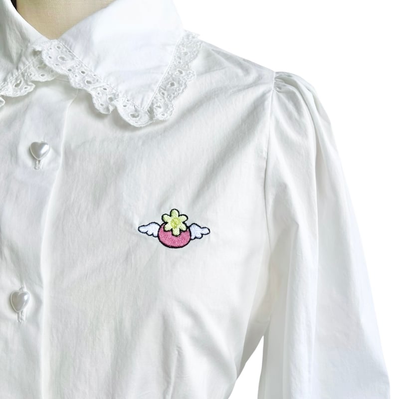 HAPPY BERRY × HEIHEI ブラウス WHITE | HEIHEI PRE