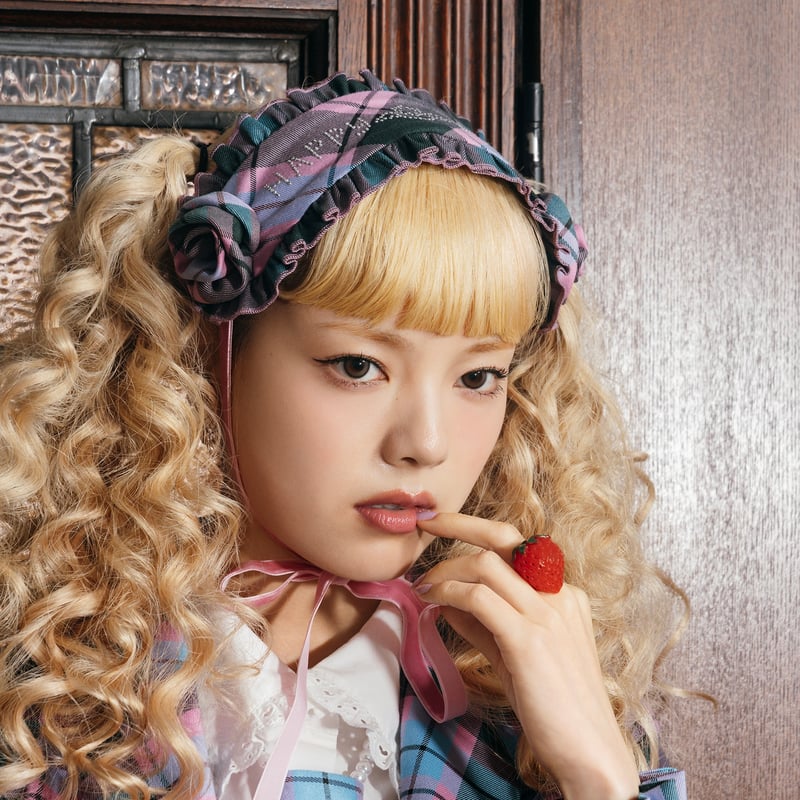 Happy berry heihei ヘッドドレス　チェック HAPPY BERRY × HEIHEI ヘッドドレス CHECK | HEIHEI PR