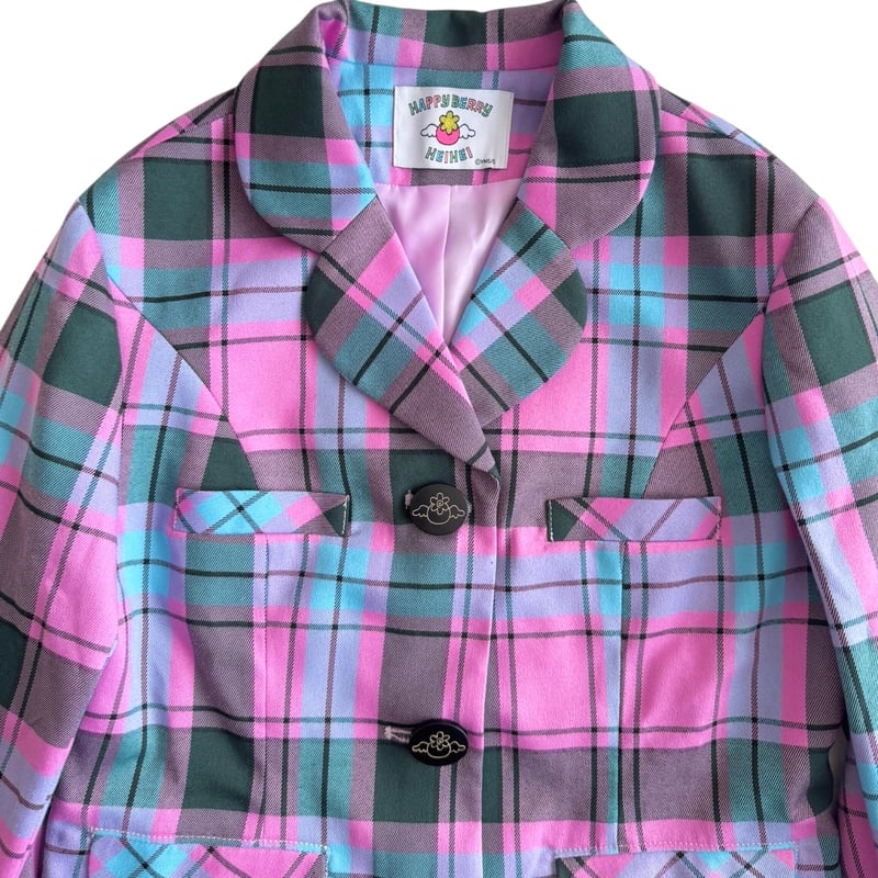 HAPPYBERRY HEIHEI トラックジャケット　パンツ　ピンク　パラキス HAPPY BERRY × HEIHEI トラックジャケット PINK | HEIHEI