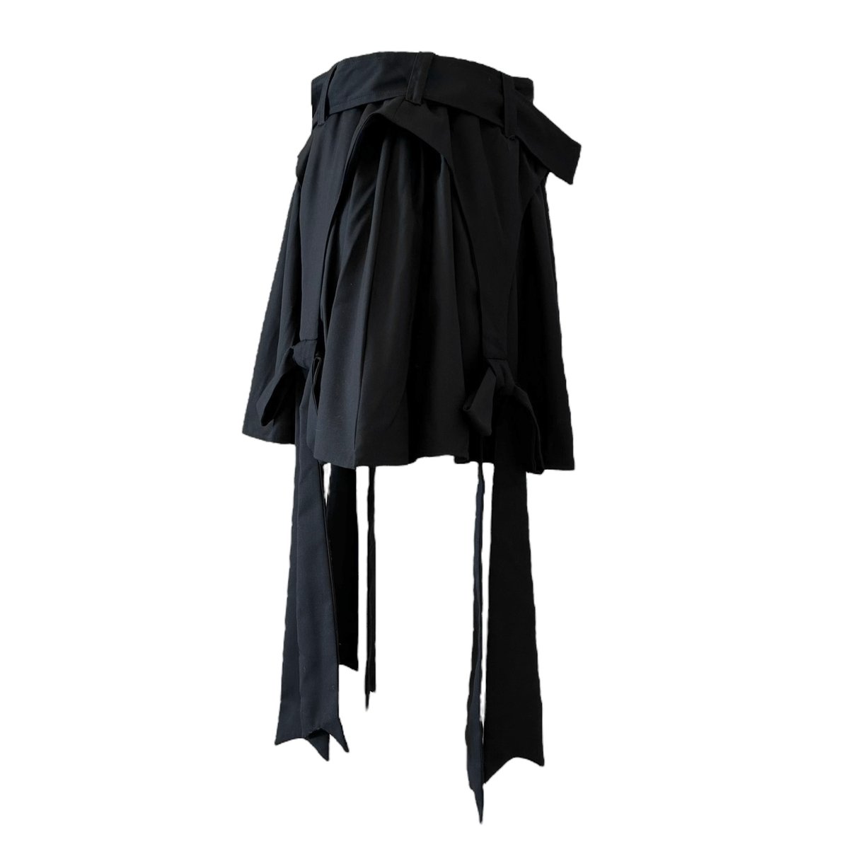 リボンガーターショートパンツ BLACK | HEIHEI PRE ORDER SHOP