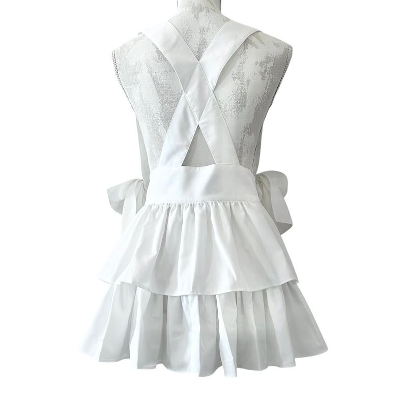 HEIHEI ヘイヘイ リボンハーネスribbon vest ホワイト 白 HEIHEI ヘイヘイ リボンハーネス ribbon vest ホ ワイト 白