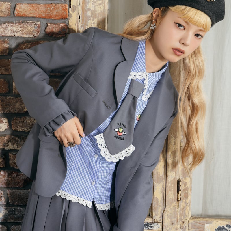 ParadiseKiss HAPPYBERRYHEIHEI トラックジャケット上 HAPPY BERRY × HEIHEI トラックジャケット PINK | HEIHEI