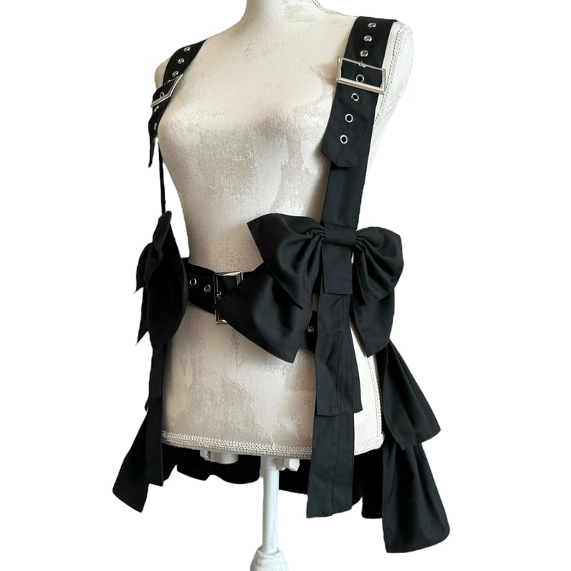 HEIHEI ハーネス リボンハーネス ブラック リボンハーネス BLACK | HEIHEI PRE ORDER SHOP