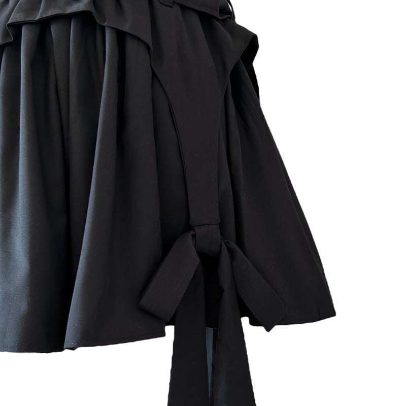 HEIHEI リボンショートパンツ ブラック リボンガーターショートパンツ BLACK | HEIHEI PRE ORDER SHOP