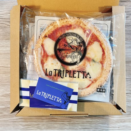 本店「La TRIPLETTA」の冷凍PIZZA【マルゲリータ６枚セット】※３枚入りが２箱になります。