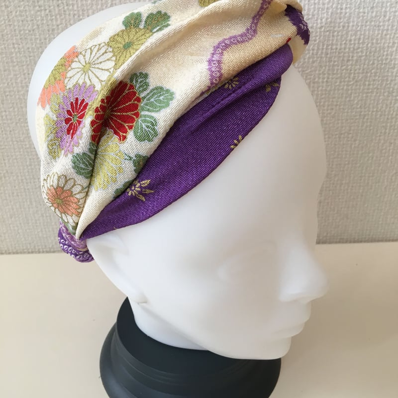 ＊handmade＊星条旗デザイン　クロスターバン　ヘアバンド　ターバン handmade＊星条旗デザイン スクエアリボンターバン ヘアバンド