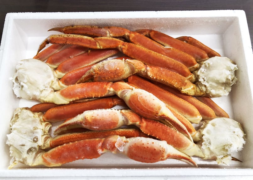年末用 ボイル済み本ズワイガニ 2kg 5肩 ズワイガニ 2kg 特大 ボイル蟹 足 冷凍 5Lサイズ 北海道加工 2