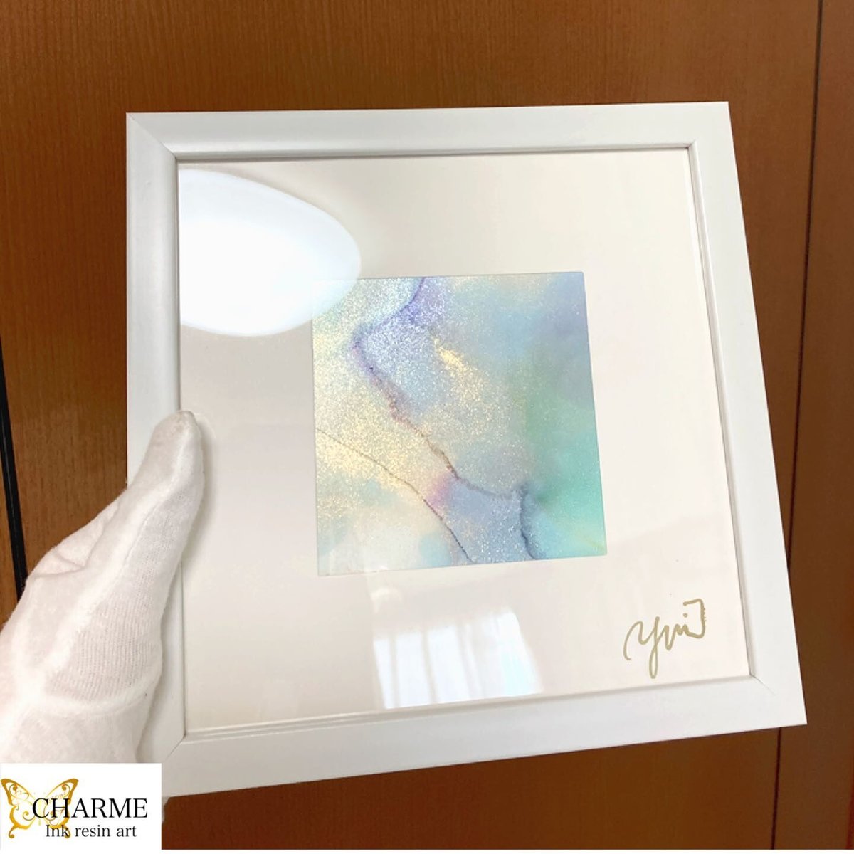 アルコールインクアート（額入り） | charme's interior STORE
