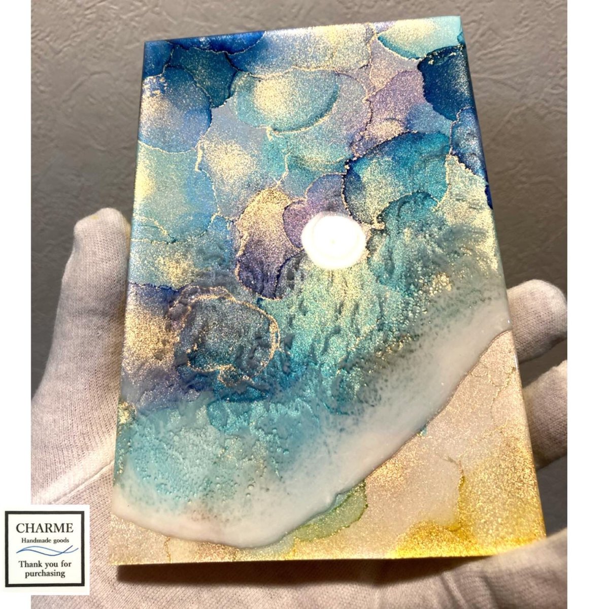 アルコールインク/オーシャンアート | charme's interior STORE