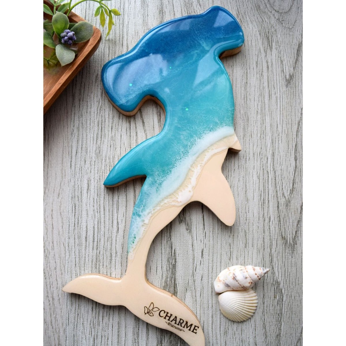 サマーセール❣️海レジン　パネル　特大 fit=scale-down,w=1200