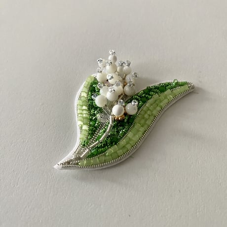 le muguet 鈴蘭のブローチ