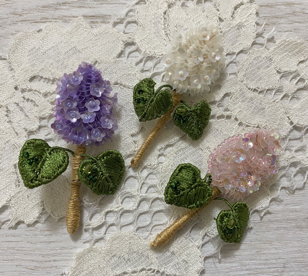ライラックのブローチ | salondumuguet