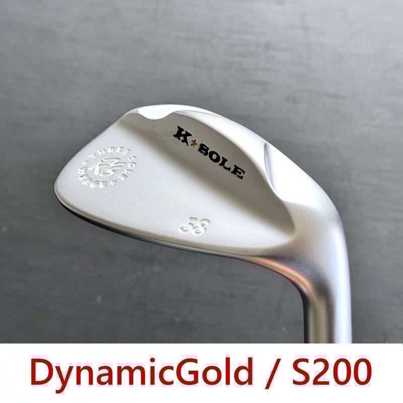 KNSプロト・スリーソールウェッジ「K」|DynamicGold / S200 KNSプロト・スリーソールウェッジ「K」|DynamicGold / S200