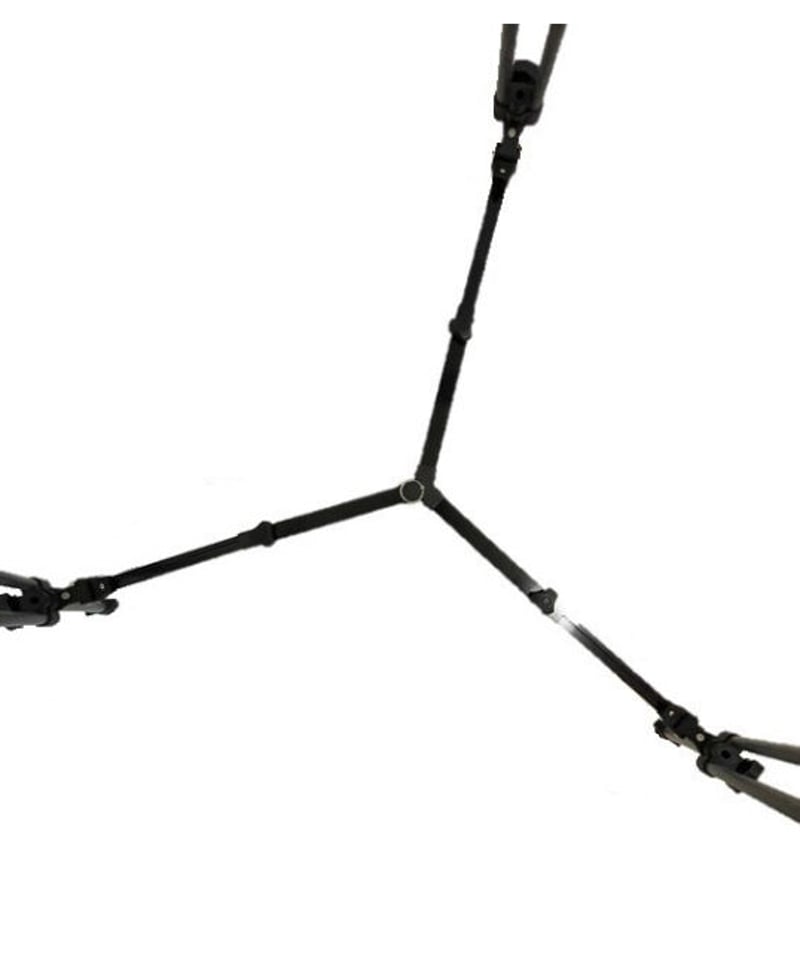 USA MERLIN 最上級 Proteus チタン&カーボン 未使用 フレーム Helin カーボン三脚 HL-T100MC(ボール径 100mm／ミドル