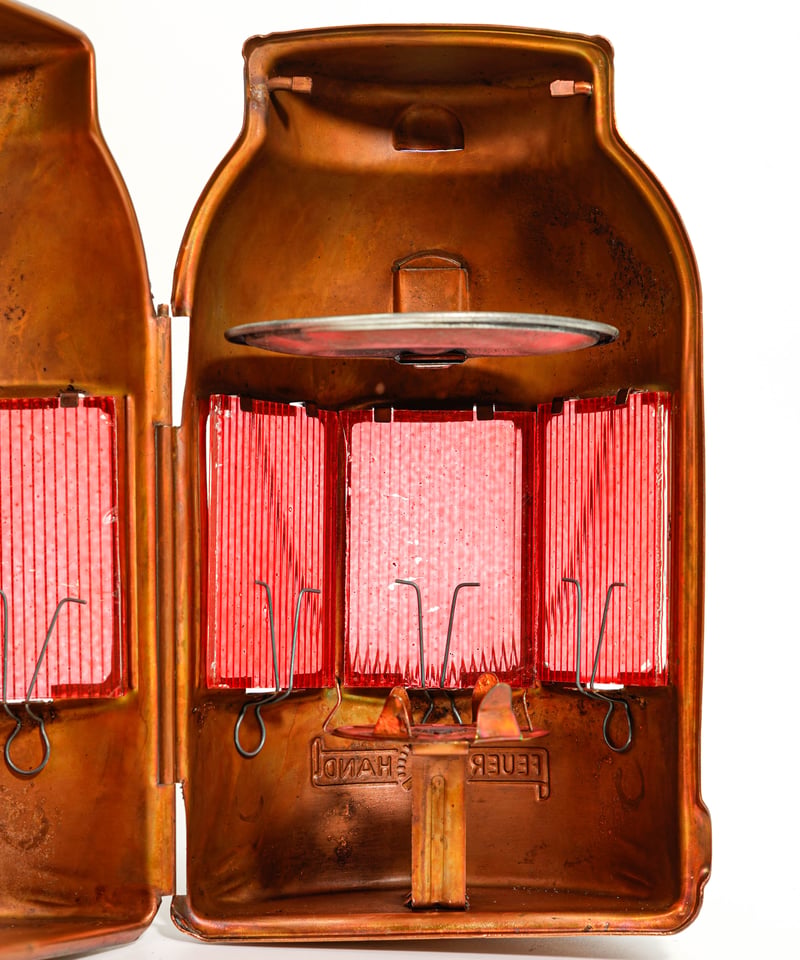 FEUERHAND Candle Lantern Copper plated model 50