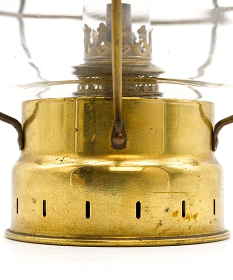 Brass marine lamp made in England