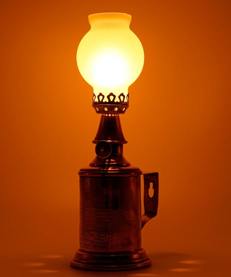 LAMPE PIGEON Copper  1900's  -