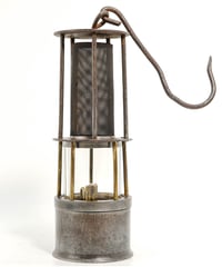 German miner's lamp 1920's ~