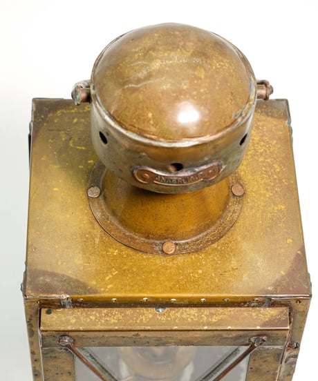 Den Haan Rotterdam (DHR) ANKERLICHT ship lantern 1920s