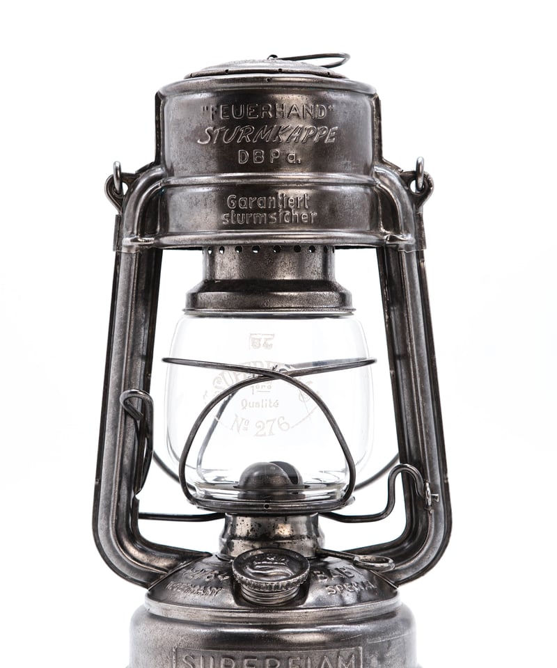 1970's】FEUERHAND 276 StK Jena glass Fantastic Set of Two Storm