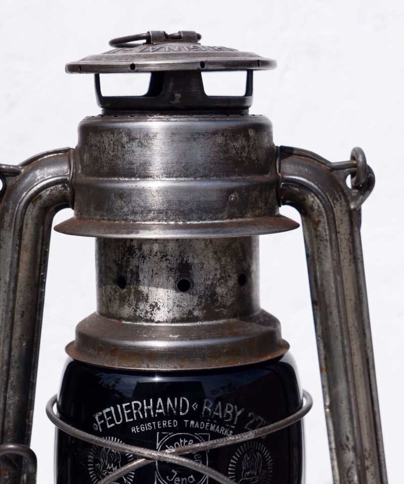 feuerhand 275 baby black out blue glas | 森の古物店 野屋