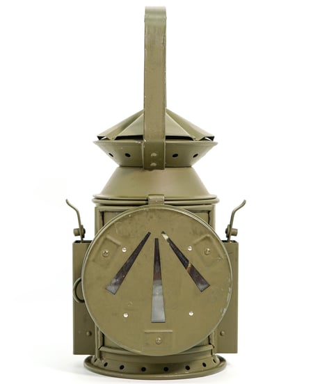 C.EASTGATE & SON Birmingham British Army RAILWAY Lantern 1952's -