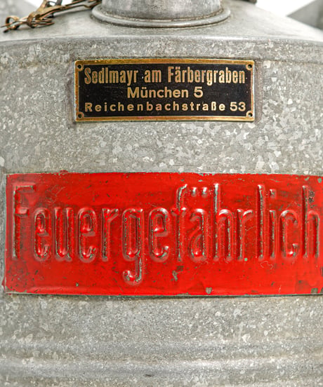 Sedlmayr am Farbergraben München 5 Reichenbachstraße 53 Benzin Can 30's -