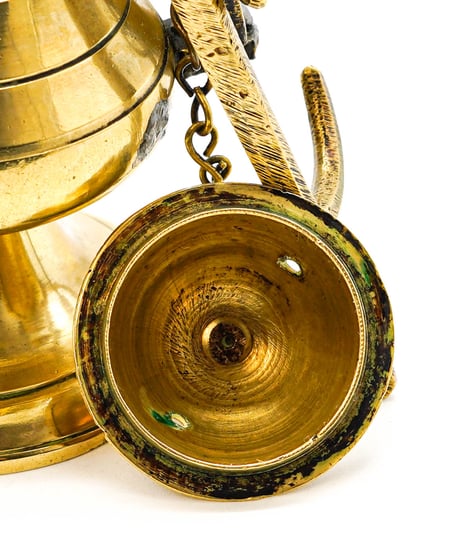 Brass plating Oil Lamp