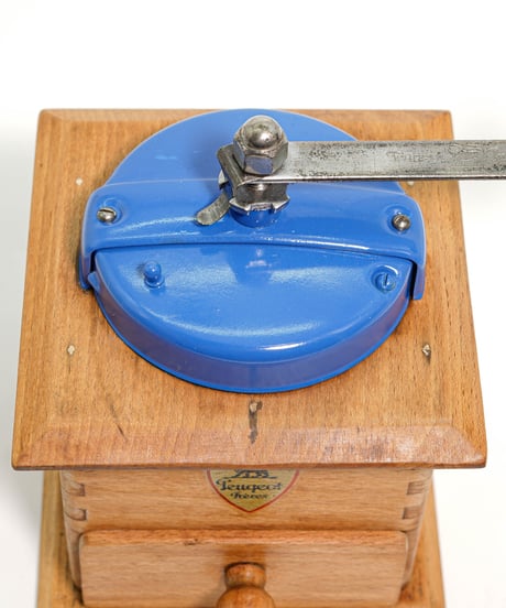 Peugeot Wooden coffee mill 1940s -