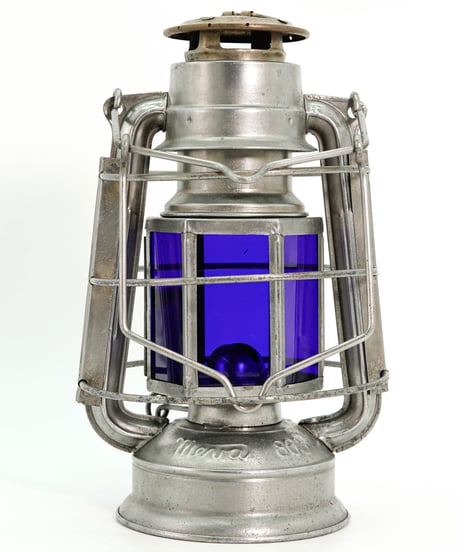 MEVA 863 hexagon Navy glas 1950's ~