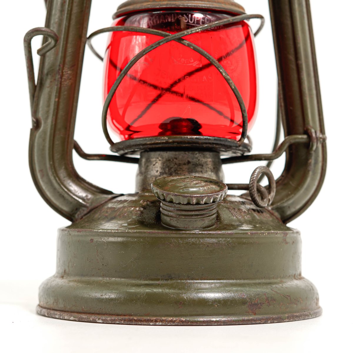 ライト・ランタン FEUERHAND 176e olive drab Red Globe FEUERHAND 176e olive drab red globe 40's - | 森の