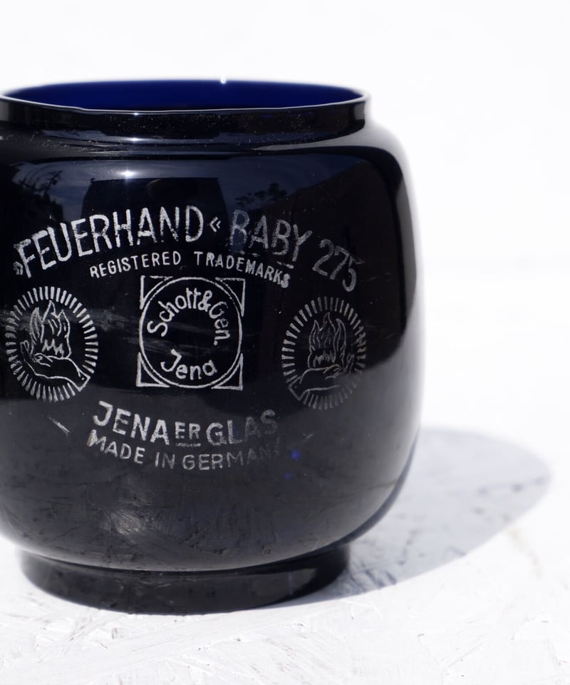 feuerhand 275 baby black out blue glas | 森の古物店 野屋