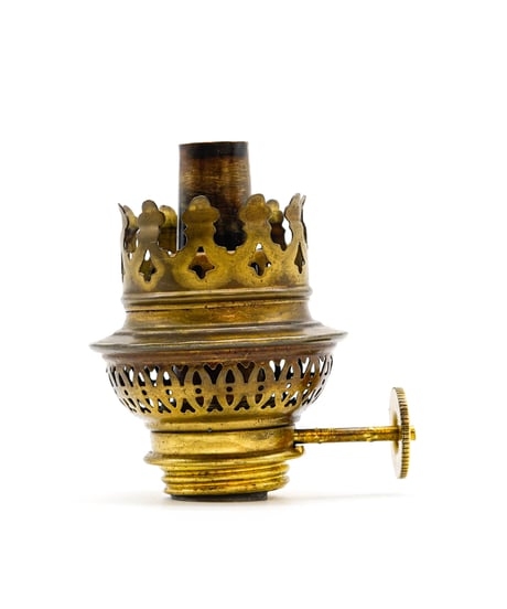 Brass marine lamp made in England