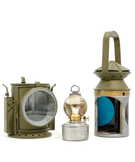 C.EASTGATE & SON Birmingham British Army RAILWAY Lantern 1952's -