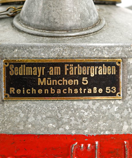Sedlmayr am Farbergraben München 5 Reichenbachstraße 53 Benzin Can 30's -