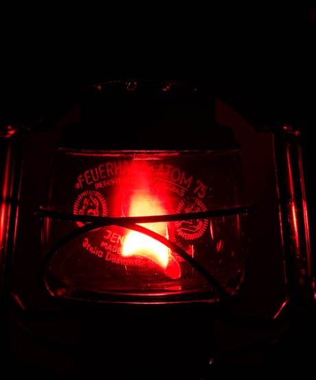 FEUERHAND 75 ATOM StK Black red glas dead stock 40's 〜 42's