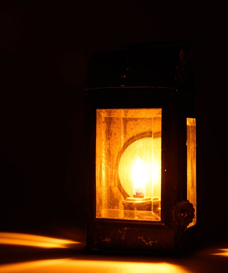 フランスアンティーク 国鉄 SNCF 手信号 レッドシグナルランプ 1950年 Old SNCF railway lantern