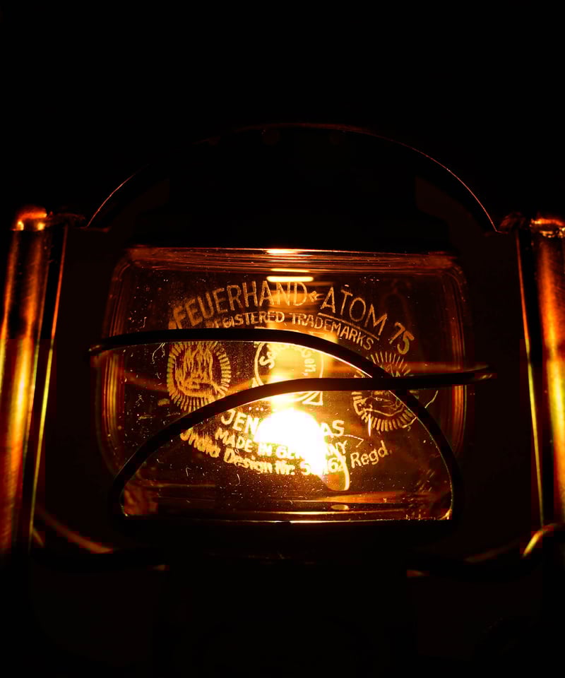 銅メッキ FEUERHAND 75 ATOM STK ランタン 超希少 FEUERHAND 75 ATOM StK Copper plated model 40's