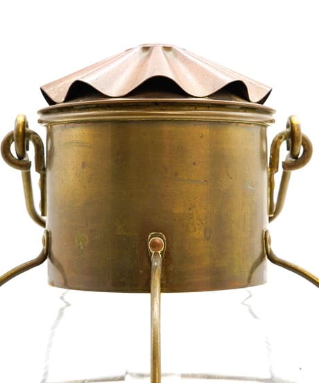 Brass marine lamp made in England