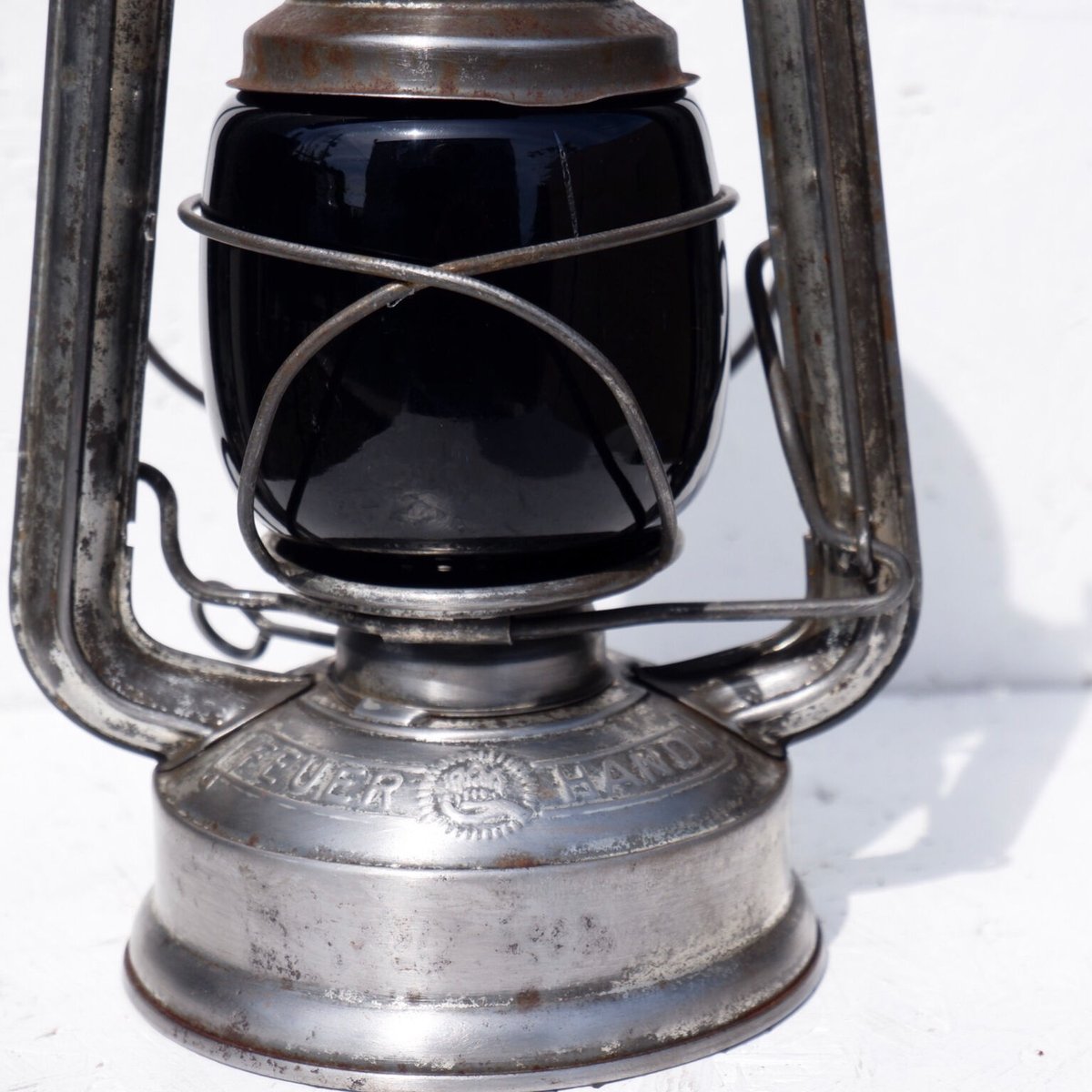 feuerhand 275 baby black out blue glas | 森の古物店 野屋